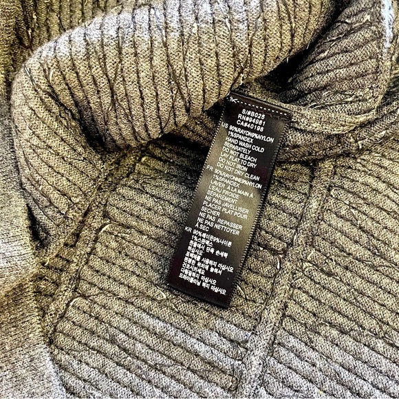 XXI Charcoal Gray Sequined Miniskirt Slim Fit Stretch Jersey Party Glitzy - Picture 7 of 8